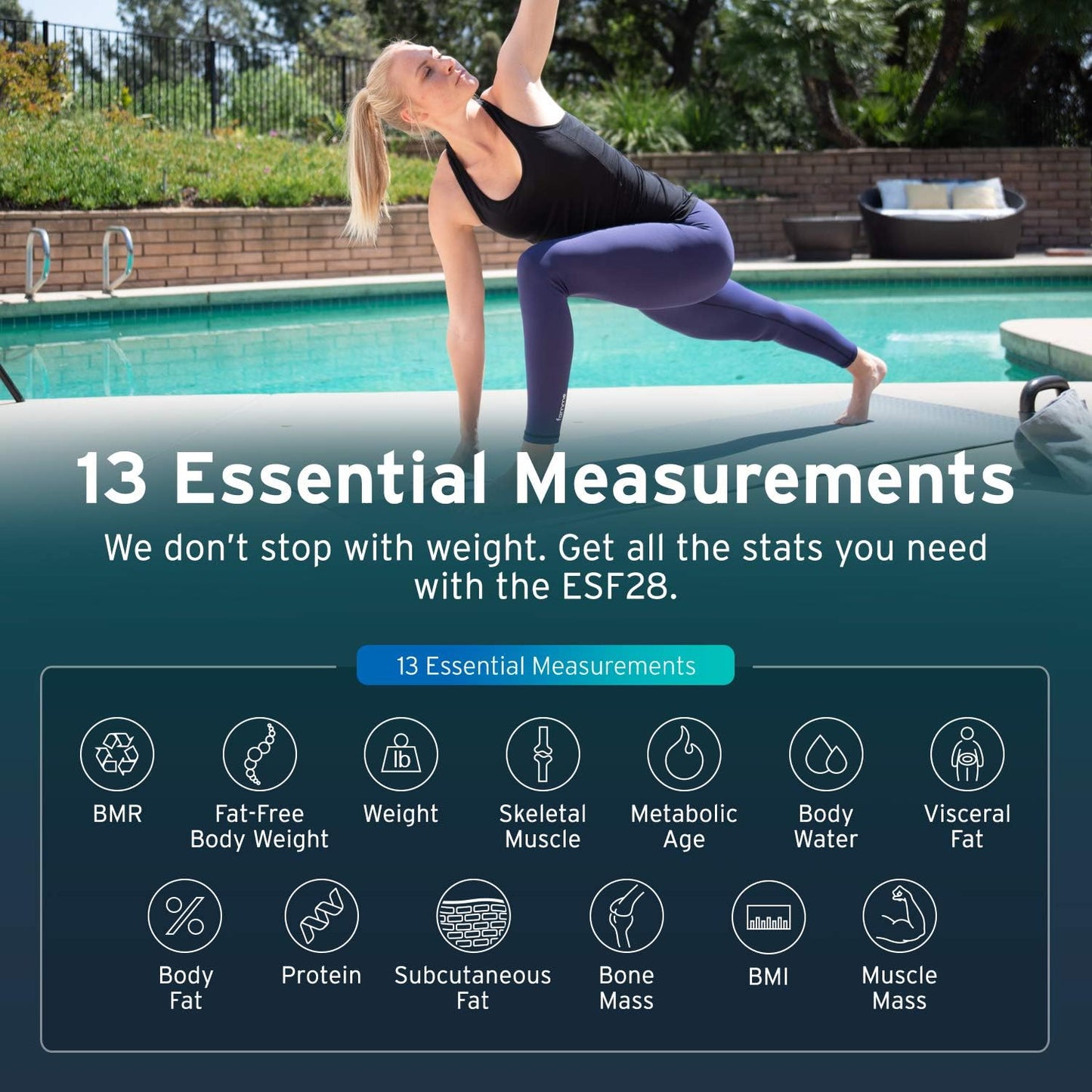 Scale for Body Weight, Smart Digital Bathroom Weighing Scales with Body Fat and Water Weight for People, Bluetooth BMI Electronic Body Analyzer Machine, 400Lb