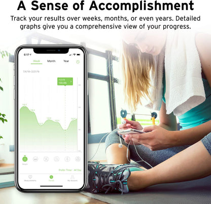 Scale for Body Weight, Smart Digital Bathroom Weighing Scales with Body Fat and Water Weight for People, Bluetooth BMI Electronic Body Analyzer Machine, 400Lb